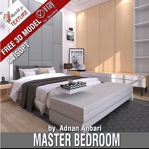 3D Models   -  BEDROOM - Master Bedroom
