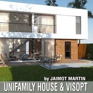 3D Models   -  HOUSES - VILLAS - Unifamily House - Loft - La Plata