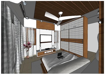 cmd sir bedroom & Visopt | Design by MAHESH LOHAR - MIRAJ