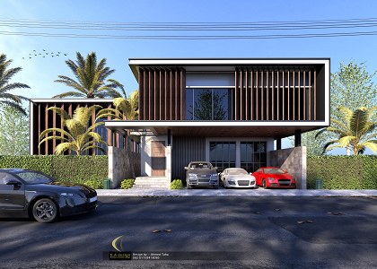 3D Models   -  HOUSES - VILLAS - Modern Villa