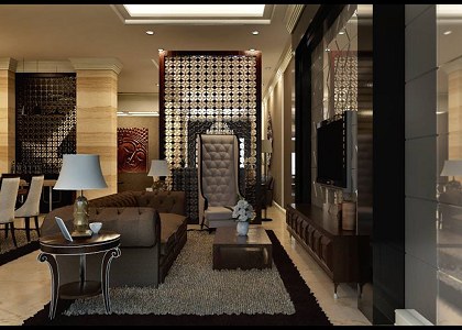 DINING & LIVING ROOM | vray render by Fakar Suhartami Pratama