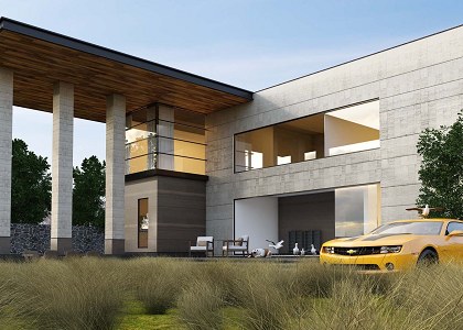 CONCRETE MODERN HOUSE