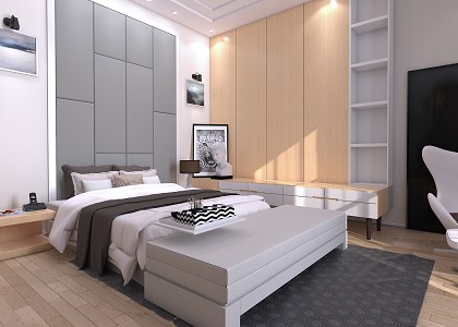 Master Bedroom | vray render by Adnan Anbari