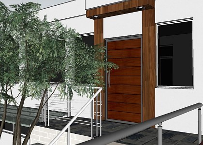 Contemporary House | SketchUp view 5