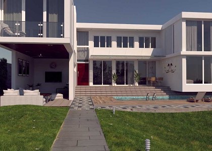 Contemporary House | vray 3.4 render 3 by Javohir Ahmadjono