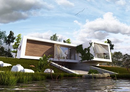 BRAZILIAN MODERN HOUSE & visopt | Vray render by Gilmar Berlatto