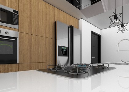 Small Kitchen in Costa Rica | 3d visualization by Erick Alpizar O.