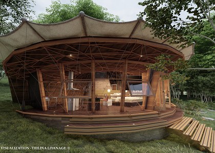 3D Models   -  HOUSES - VILLAS - Holiday Cabin