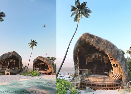 BEACH HUT 2 & Tutorials | Design & Visualization by Thilina Liyanage