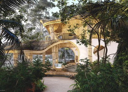 Bali Bamboo Villa | Design & Visualization by Thilina Liyanage