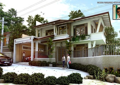 SRI LANKAN FAMILY HOUSE & VISOPT | Vray Render by Thilina Liyanage