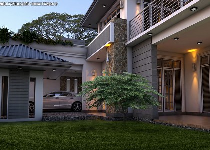 MODERN VILLA & VISOPT | vray render by Thilina Liyanage