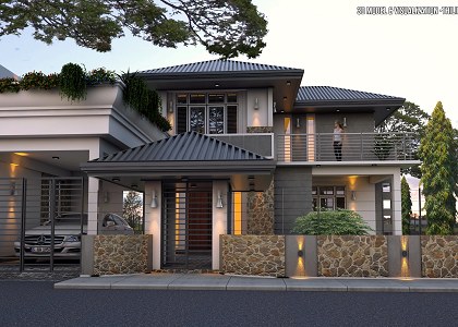MODERN VILLA & VISOPT | vray render by Thilina Liyanage