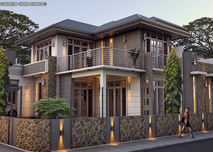 MODERN VILLA  & VISOPT | vray render by Thilina Liyanage