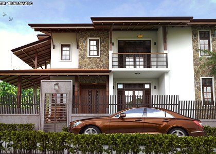 House -Colombo | Day View 3 - design and visualization by Thilina Liyanage