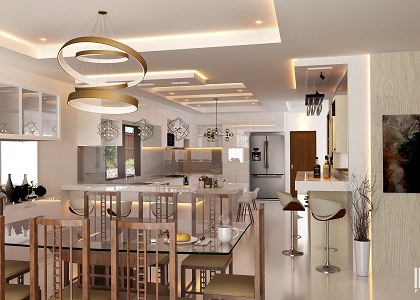 DINING AND KITCHEN | Design and visualization Ping Belonio