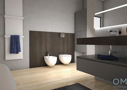 Bathroom made in Italy | vray render by Massimiliano Pirozzolo OM SRL