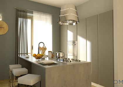Kitchen Italian Design mod. "concrete" & Visopt