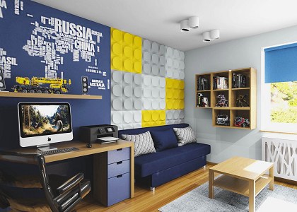 BOY'S ROOM & VRAY VISOPT | vray render by Michal Slusarczyk