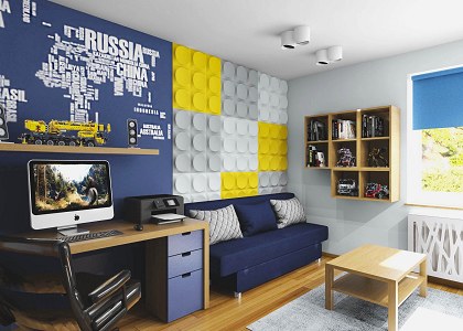 BOY'S ROOM & VRAY VISOPT | vray render by  Michal Slusarczyk