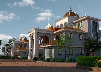 3D Models   -  HOUSES - VILLAS - CLASSIC VILLA