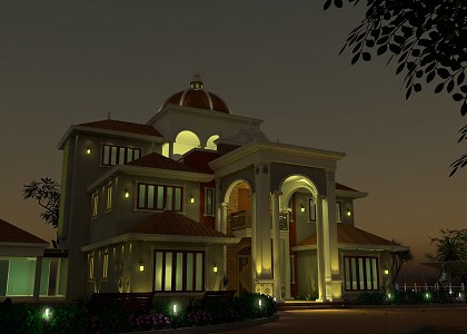 CLASSIC VILLA | vray render by Uttam Suthar