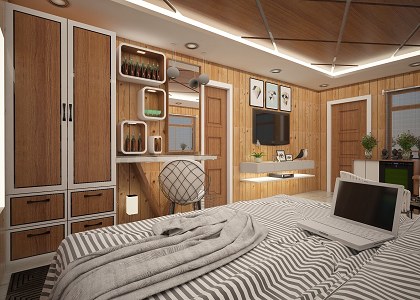 COTTAGE INTERIOR | vray render by  AMINUR RAHMAN - RENDER STUDIO