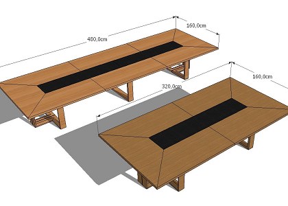 CONFERENCE TABLE | Arche range  Conference table  - SketchUp  3D model