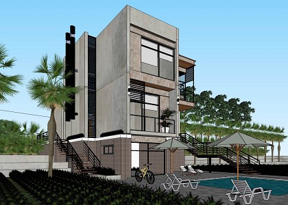 Villa in KSA | sketchup view