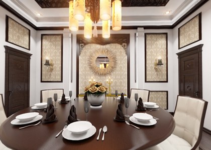 Dining Room and Visopt | Vray render by  ELREFAEY DESIGN STUDIO