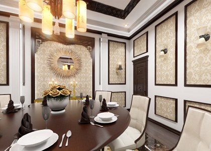 Dining Room and Visopt | Vray render by  ELREFAEY DESIGN STUDIO
