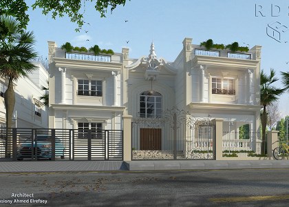 3D Models   -  HOUSES - VILLAS - CLASSIC VILLA in KSA