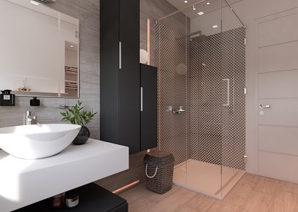 Italian bathroom | Design and visualization ANDRES TOMAS - STUDIO RT85