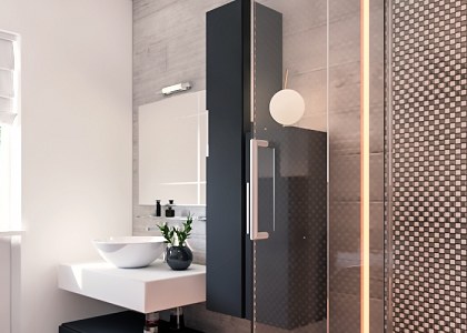 Italian bathroom | Design and visualization ANDRES TOMAS - STUDIO RT85