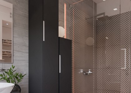 Italian bathroom | Design and visualization ANDRES TOMAS - STUDIO RT85