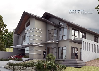 3D Models   -  HOUSES - VILLAS - THE HOUSE ON THE HILL