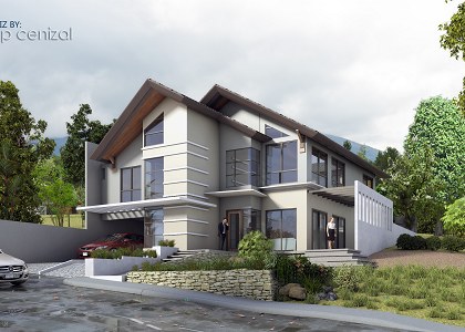 THE HOUSE ON THE HILL | vray render by ZANDRO CENIZAL - ZPC CAD