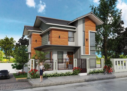 3D Models   -  HOUSES - VILLAS - 4  bedroom with basement & VISOPT