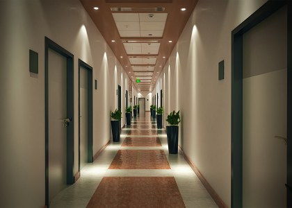 Corridor | view 2 vray render by  Mahmoud Amer