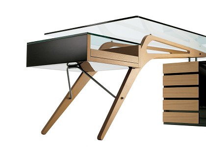 Zanotta Cavour Writing Desk | free sketchup office 3d model Zanotta Cavour Writing Desk-detail