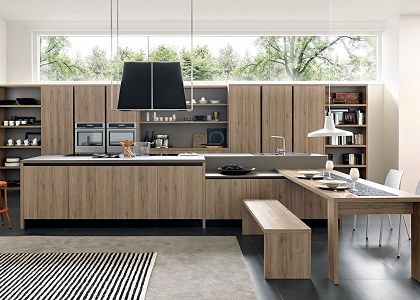 MODERN KITCHEN KALI ITALIAN DESIGN | SKP free model Kali kitchen by Rosanna Mataloni