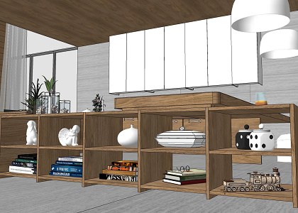 MODERN KITCHEN SEGNO BY COMPPREX | Segno by Comprex  sketchup screenshot