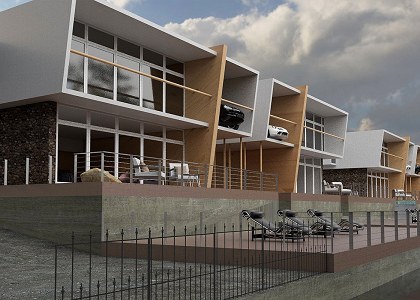 Water Side Building and Visopt | 3D visualizaion by Olanrewaju Shem