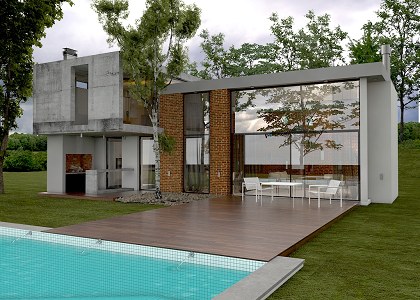 MODERN CONCRETE HOUSE