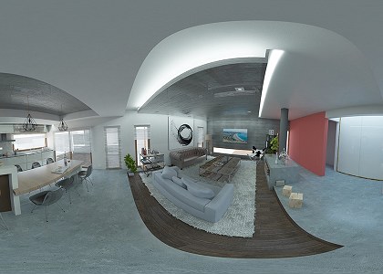 3D Models   -  LIVING ROOM - interior house 360°