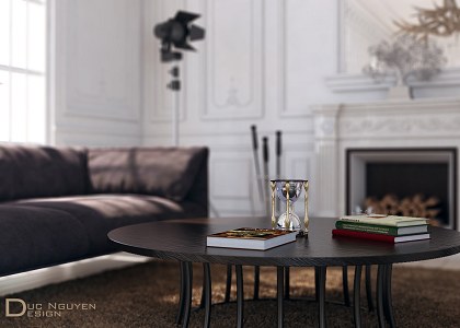 MODERN LIVING ROOM & TUTORIAL | Vray render by Duc Nguyen