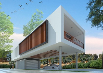 Modern House & Visopt | vray render by Pedro Grendi - view 2