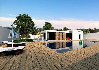 VACATION HOUSE | vray render by  PEDRO GRENDI