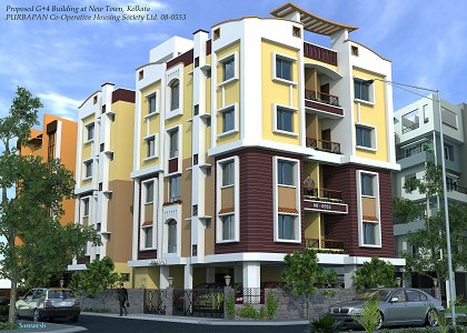 3D Models   -  HOUSES - VILLAS - G + 4 Storied Building