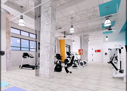 Gym | vray 2.0 render  - by Alfred Manalang